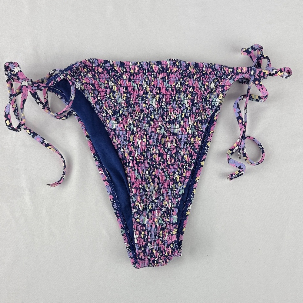 Tamnoon Colorful High Waisted String Bikini Bottom